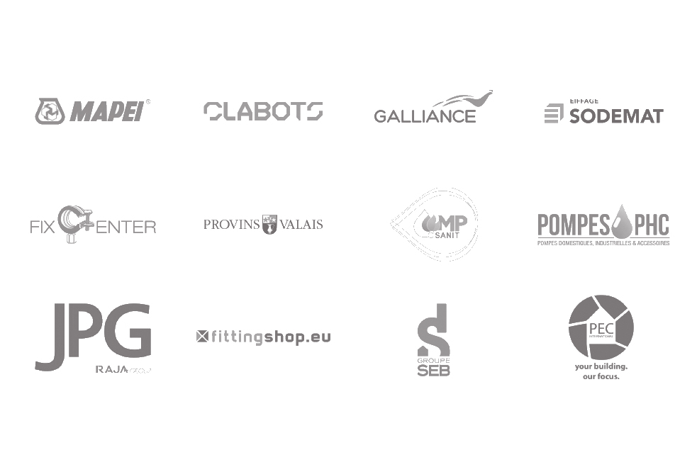 clients catbuilder références mapei clabots galliance sodemat fixcenter pompes phc jpg pec international provins fittingshop seb mpsanit